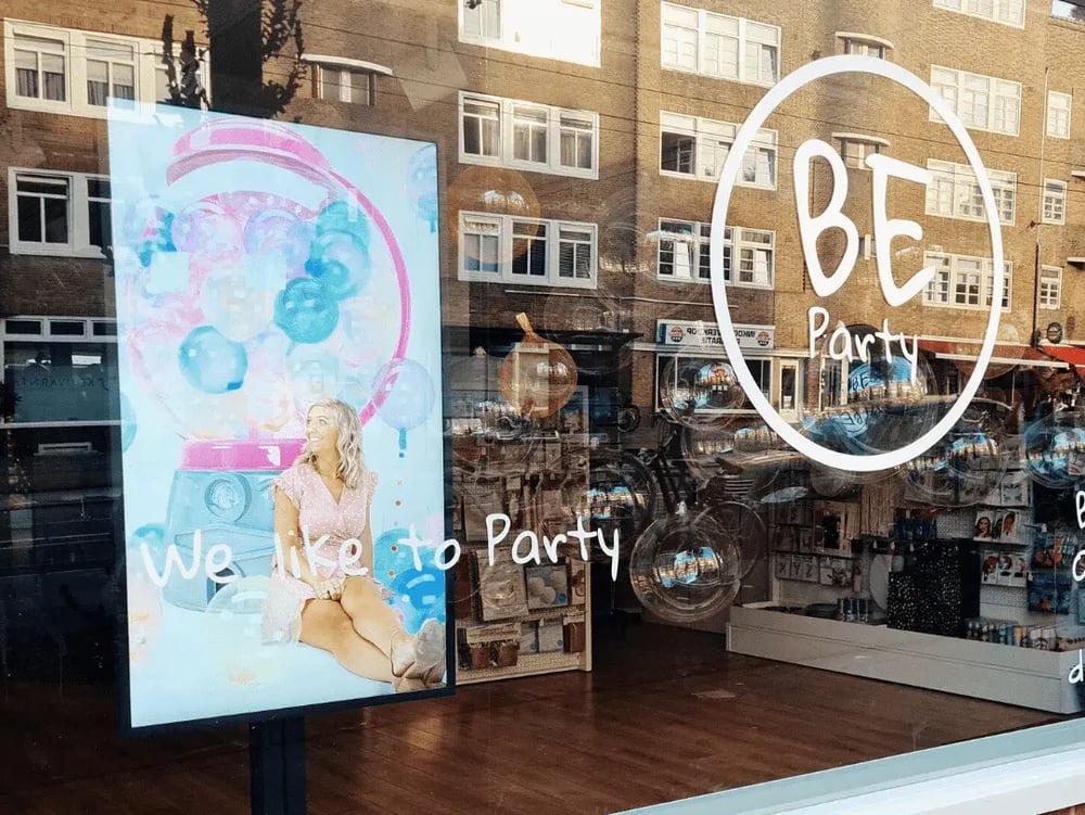 Samsung Etalage scherm