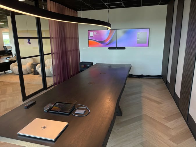 Zakelijke presentatiescherm 