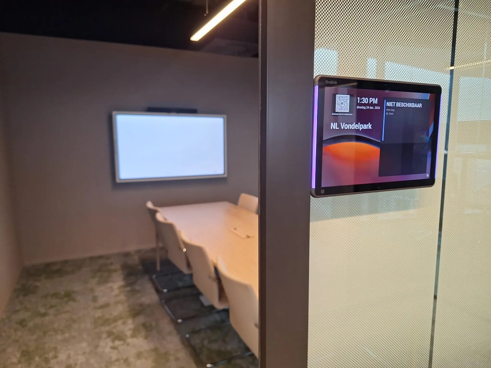 Yealink ruimte reservering