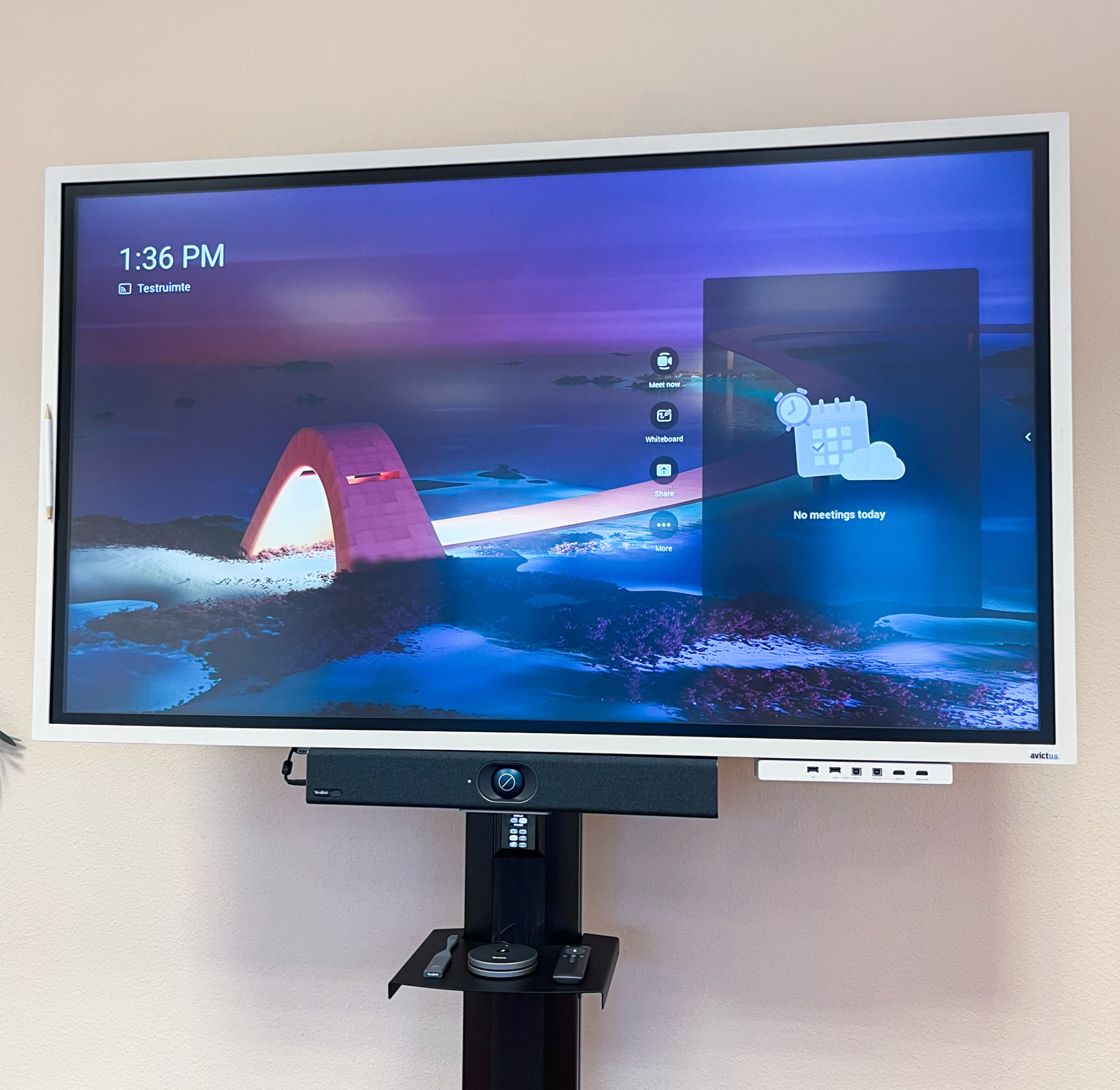 Digitale whiteboard met Yealink a20 Avictus