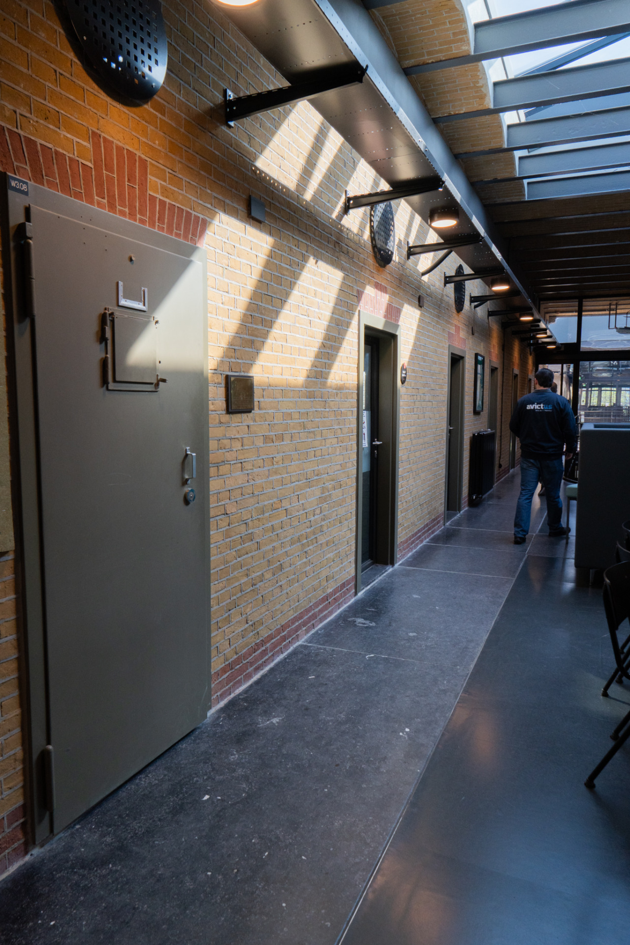 Oude Gevangenisdeur Britisch school